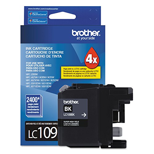 Brother Lc109bk Lc109bk Innobella Super High-Yield Ink, Black