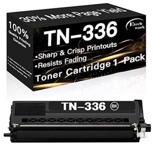 etechwork compatible toner cartridge replacement for brother tn336 tn331 tn-336bk tn-331bk toners use with brother hl-l8250cdn hl-l8350cdw hl-l8350cdwt mfc-l8850cdw mfc-l8600cdw printer (black)