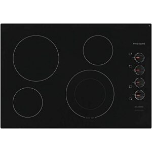 frigidaire ffec3025us 30 inch electric smoothtop style cooktop with 4 elements, hot surface indicator