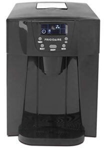 frigidaire efic227-black countertop compact ice maker and water dispenser, black, 16 x 11.5 x 17 inches