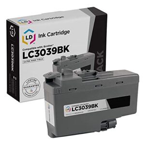 ld compatible ink cartridge replacement for brother lc3039bk ultra high yield (black)
