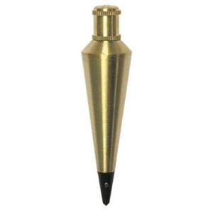 Swanson Tool Co PB008B 8 ounce Brass Plumb Bob with String