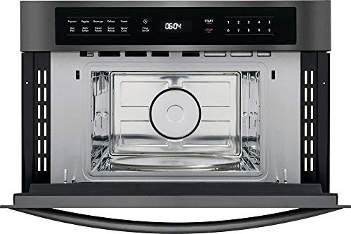 Frigidaire FGMO3067UD 30" Gallery Series Built-in Microwave with 1.6 cu. ft. Capacity Drop Down Door Interior LED Lights and Sensor Cooking in Black Stainless Steel