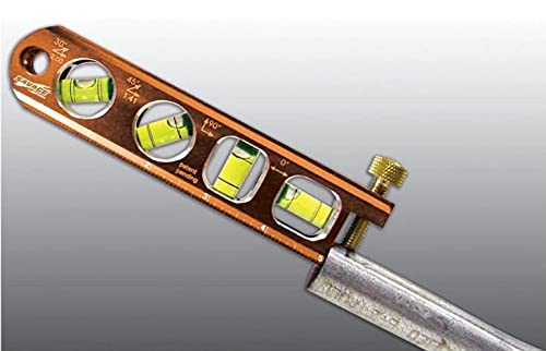 Swanson Tool Co TL041M 6 Inch Savage Magnetic Billet Torpedo Level with Brass Pipe Clamp, 6 Inches and 15 Centimeters Orange