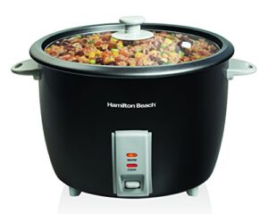 hamilton beach 30-cup rice cooker, aluminum (37550)