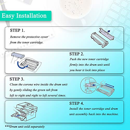 HIINK Compatible Toner Cartridge Replacement for Brother TN-660 TN660 TN630 High Yield Toner Cartridge use with HL-L2300D HL-L2305W HL-L2340DW HL-L2360DW HL-L2380DW MFC-L2680W(Black, 1-Pack)