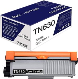 (1 pack black) tn-630 compatible tn630 toner cartridge replacement for brother hl-l2300d l2315dw l2360dw l2380dw mfc-l2680w l2685dw l2700dw l2720dw l2740dw dcp-l2520dw l2540dw printer toner cartridge.