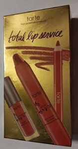 tarte total lip service – lip surgence, lip pencil and lip creme in pink