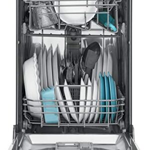Frigidaire 18 in. ADA Compact Front Control Dishwasher in White with Dual Spray Arms, 52 dBA, includes room-of-choice delivery