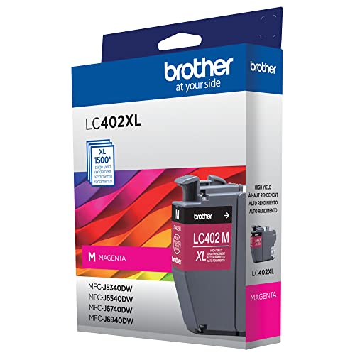 Brother Genuine LC402XLM High Yield Magenta Ink Cartridge