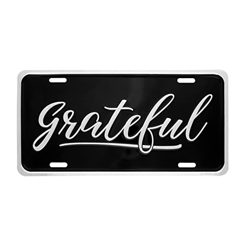 Swanson Christian Products Christian License Plates - Grateful - Deluxe Auto Tag - Auto Accessories