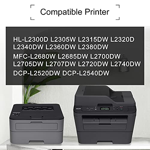 (1-PK,Black) TN630 TN-630 High Yield Compatible Toner Cartridge Replacement for Brother HL-L2360DW L2380DW MFC-L2680W L2700DW L2705DW DCP-L2540DW Printer Toner Cartridge, Sold by NEODAYNET.