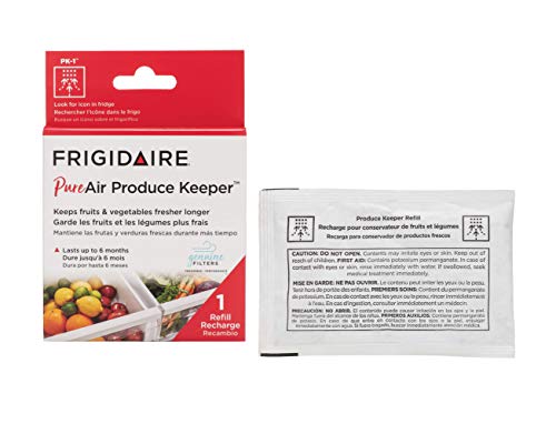 Frigidaire EPTWFU01 Water Filtration Filter, 1 Count, White & Frigidaire FRPAPKRF Pure Air Produce Keeper