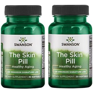 swanson signature line the skin pill 30 softgels (2 pack)