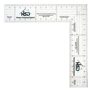 home sewing depot 16 inch folding easy square ruler