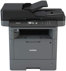 brother monochrome laser printer, multifunction printer and copier, dcp-l5600dn, flexible network connectivity, duplex printing, mobile printing, amazon dash replenishment ready