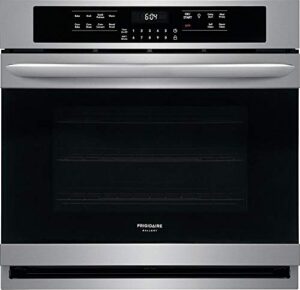 frigidaire fgew3066uf gallery series 30 inch 5.1 cu. ft. total capacity electric single wall oven in stainless steel