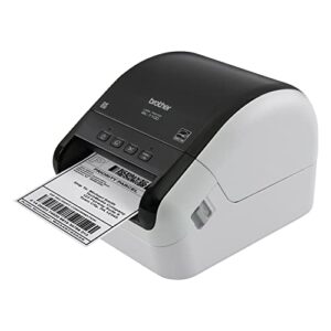 Brother QL-1100 Wide Format Thermal Label Printer - USB Connectivity, 4" Wide, 300 x 300 dpi, 69 Labels Per Minute Professional Monochrome Postage and Barcode Printer Cbmoun