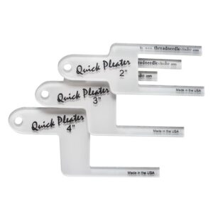 home sewing depot quick pleater – large set of 3 – includes 2″, 3″, and 4″ pleater