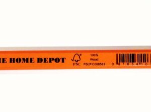 Home Depot Marking Pencil with VersaSharp Sharpener, 10 Pack - 100% Wood FSC C006583 - Made in USA