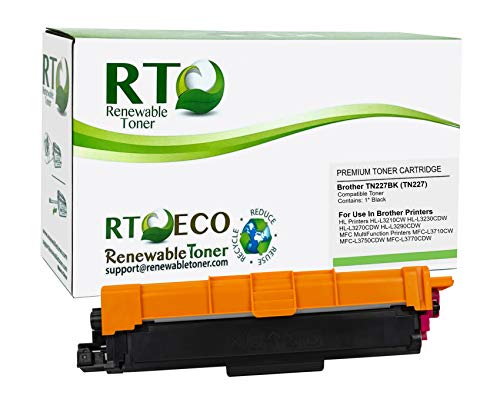 Renewable Toner Compatible Toner Cartridge Replacement for Brother TN227 TN-227 HL L3270 L3210 L3230 L3290 MFC L3710 L3750 L3770