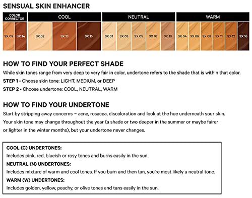 Kevyn Aucoin The Sensual Skin Enhancer (Medium) SX 07 shade: Evens skin tone. All-in-one foundation, concealer, highlight and contour. All skin types. Makeup artist go to that color corrects & covers.