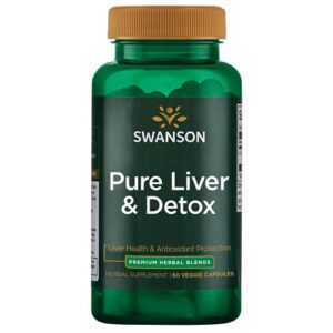 swanson pure liver & detox 60 veg caps