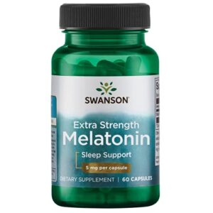 swanson extra strength melatonin 5mg 60 capsules