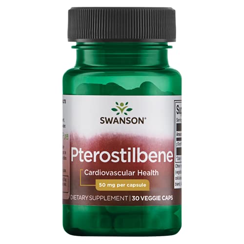 Swanson Pterostilbene 50 mg 30 Veg Caps