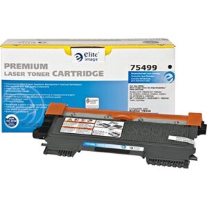 elite image 75499 reman toner cartridge replacement for brother (tn450) black