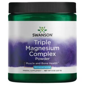 swanson triple magnesium complex powder 400 mg 8 oz pwdr