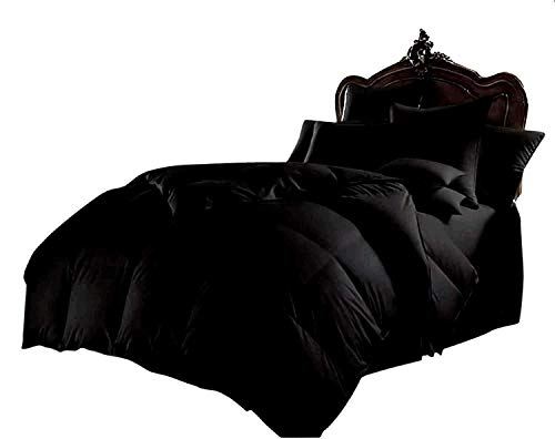 Bed in Bag 1200 Series Egyptian Cotton 7 Piece 500 GSM Warm Comforter Set ( Comforter + Flat Sheet + Fitted Sheet 18" Deep + 4 Pillow Cases ) Bedding Set Full Royal Blue