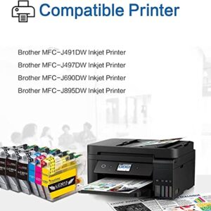 Inkpro Compatible Ink Cartridge Replacement for Brother LC-3013 LC3013 LC-3013BK LC3013BK MFC-J491DW MFC-J497DW MFC-J690DW MFC-J895DW (2-Pack Black)