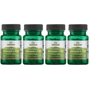 swanson immunobiotic immuno-lp20 50 milligrams 30 veg capsules (4 pack)