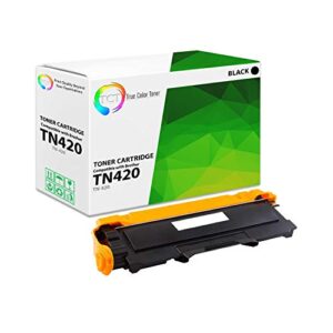 tct premium compatible toner cartridge replacement for brother tn-420 tn420 black works with brother hl-2220 2230 2240 2270 2280, mfc-7360 7460 7860, dcp-7060 7065 7070 printers (1,200 pages)