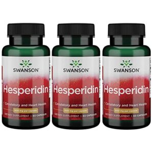 swanson hesperidin 500 milligrams 60 capsules (3 pack)