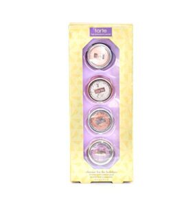 tarte chrome for the holidays eye paint shadow quad 4-piece set (includes: wild at heart, frose, citrine, pink diamonds)