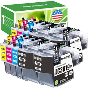 limeink compatible ink cartridges replacement for brother lc3019 ink cartridges lc3019xxl for brother lc3017 ink cartridges printer ink lc3017 lc3017bk for brother lc3019bk mfc-j5335dw bk/c/m/y 10pack