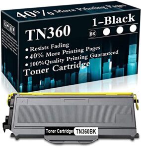 1 black tn360 toner cartridge replacement for brother dcp-7030 7040 7045n hl-2120 2150 2150n 2170 2170w mfc-7040 7320 7345n 7440 7440n 7840 7840w printer,sold by topink