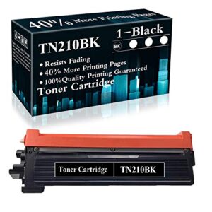 1 black tn210 tn210bk compatible toner cartridge replacement for brother hl-3040cn 3045cn 3070cw 3075cw 8070 mfc-9010cn 9120cn 9125cn 9320cn/cw 9325cw dcp-9010cn printer,sold by topink