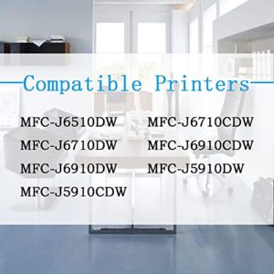 (6-Pack, 3BK, 1C, 1M, 1Y) ColorPrint Compatible LC79 Ink Cartridge Replacement for Brother LC79XXL LC-79 XXL Ink Cartridge Work with MFC-J5910DW MFC-J6510DW MFC-J6710DW MFC-J6910DW Printer