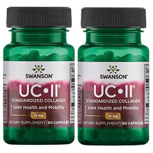 swanson uc-ii standardized collagen 40 mg 60 caps 2 pack