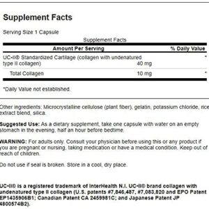 Swanson Uc-Ii Standardized Collagen 40 mg 60 Caps 2 Pack