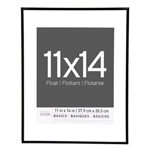 michaels bulk 6 pack: black thin 11”; x 14”; float frame, basics by studio décor®