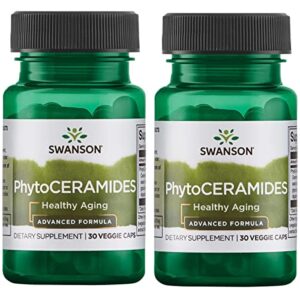 swanson advanced phytoceramides 30 milligrams 30 veg capsules (2 pack)