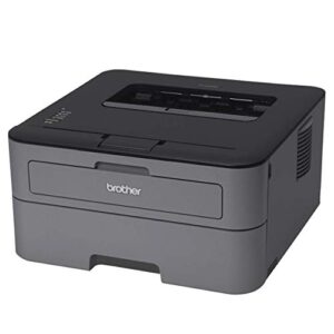 brother hl-l2300 monochrome laser printer with duplex printing for business office home – up to 2400 x 600 resolution – 27 ppm print speed, hi-speed usb 2.0, 250-sheet capacity, broage printer cable
