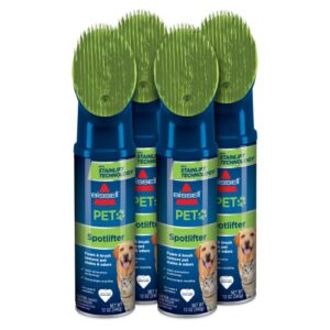 bissell spotlifter pet carpet and upholstery cleaner with brush head – 4 pack, 93523
