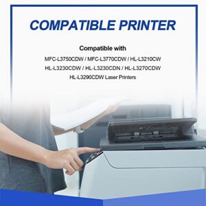 Compatible Toner Cartridge Replacement for Brother TN227 TN-227 TN227BK TN-227BK for MFC-L3770CDW HL-L3270CDW HL-L3290CDW HL-L3230CDW Toner Printer (TN-227BK -2 Pack)