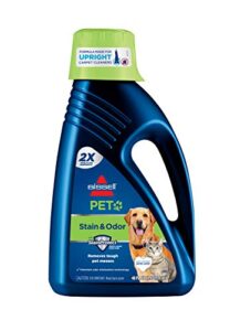 bissell 2x pet stain & odor full size machine formula, 48 ounces, 99k57