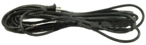 bissell vacuum cleaner power supply cord black 17/2 12amp polarized